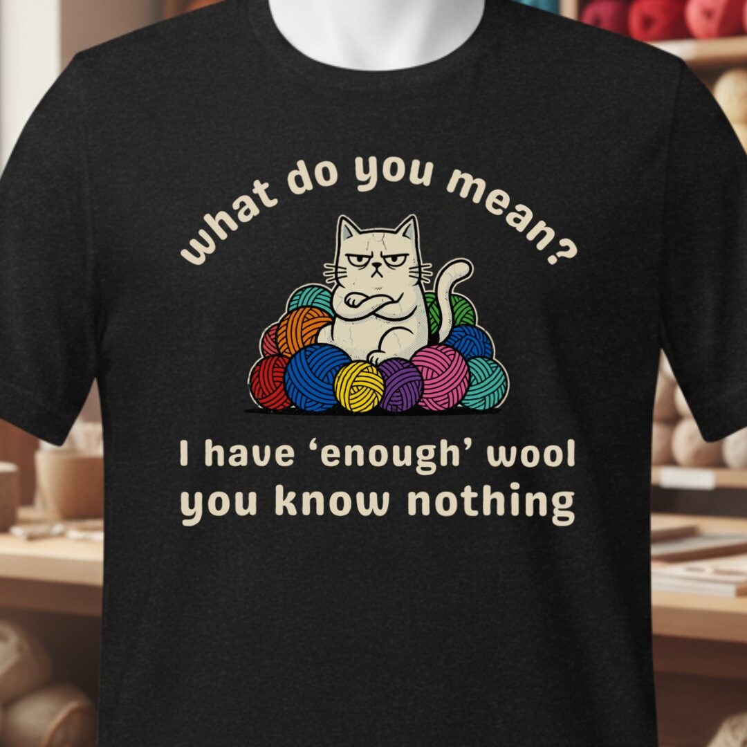 Enough Wool Black T-Shirt.jpg