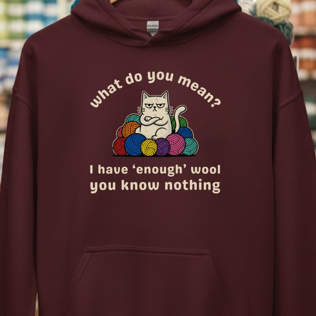Enough Wool Maroon Hoodie.jpg