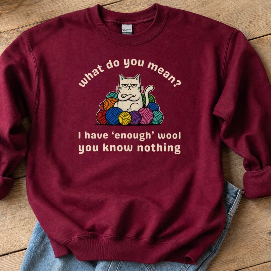 Enough Wool Maroon Sweatshirt.jpg