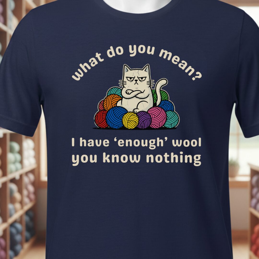 Enough Wool Navy T-Shirt.jpg