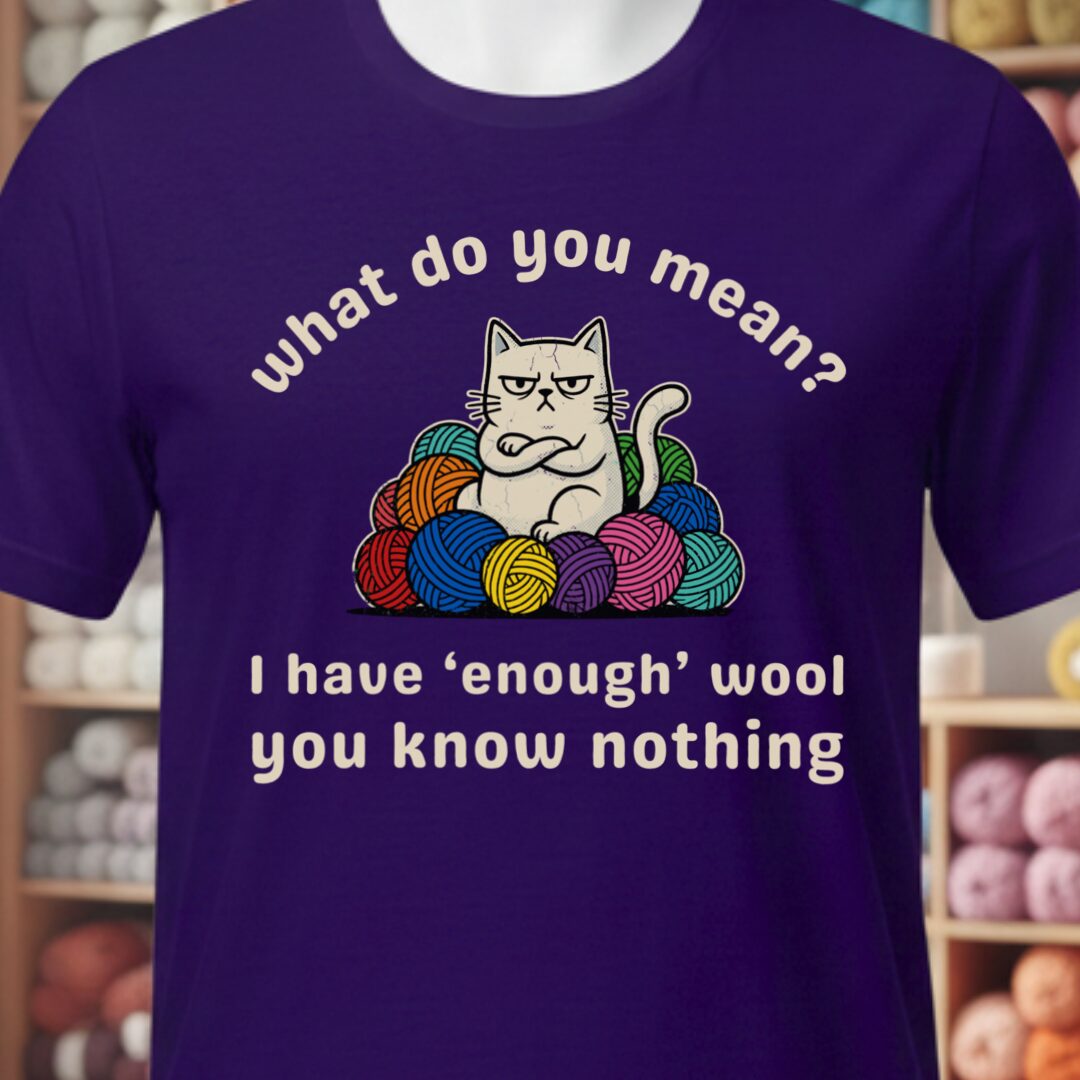 Enough Wool Purple T-Shirt.jpg