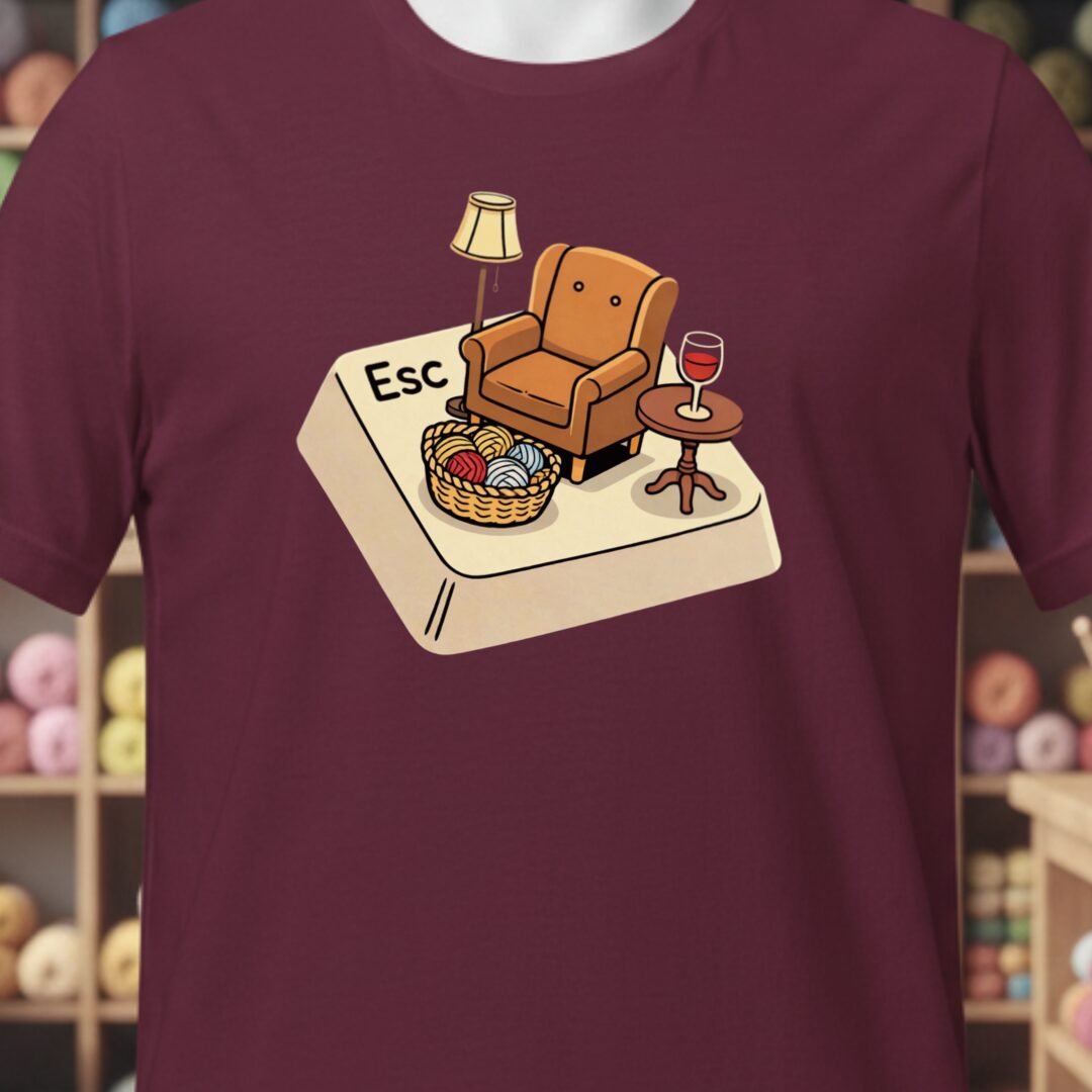 Escape T-Shirt Maroon t-shirt
