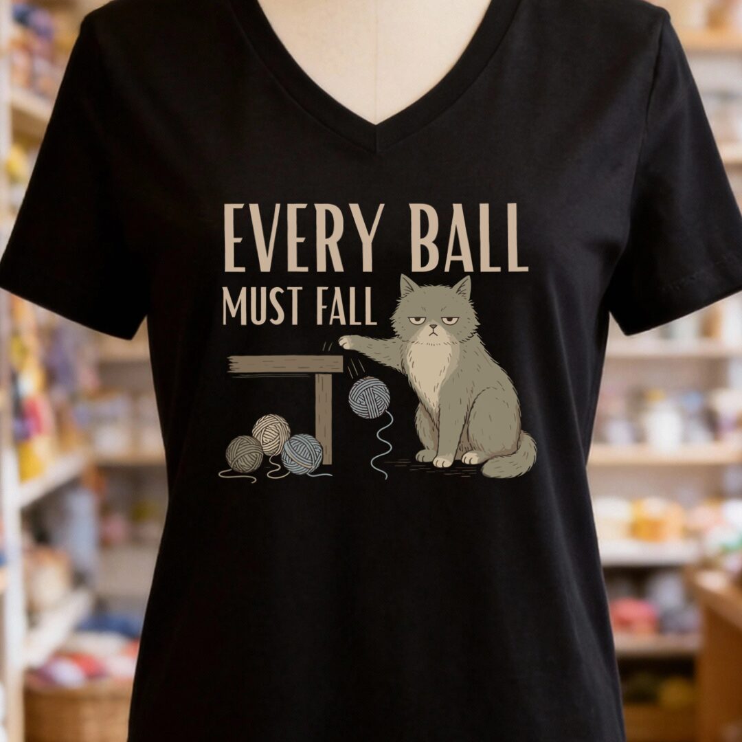 Every Ball Black V Neck.jpg