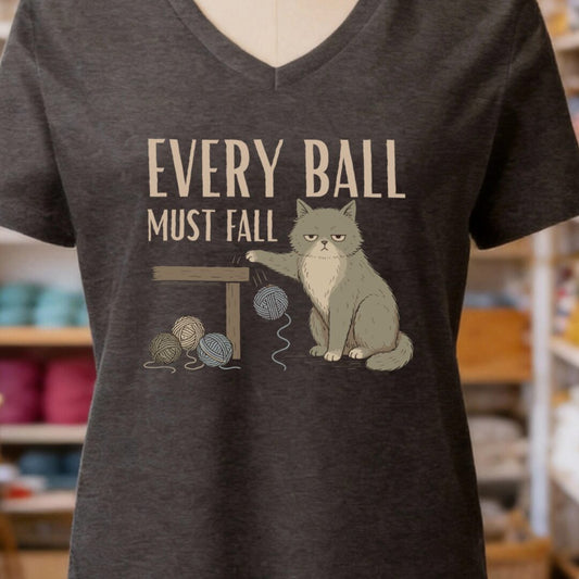 Every Ball Dark Grey V Neck.jpg