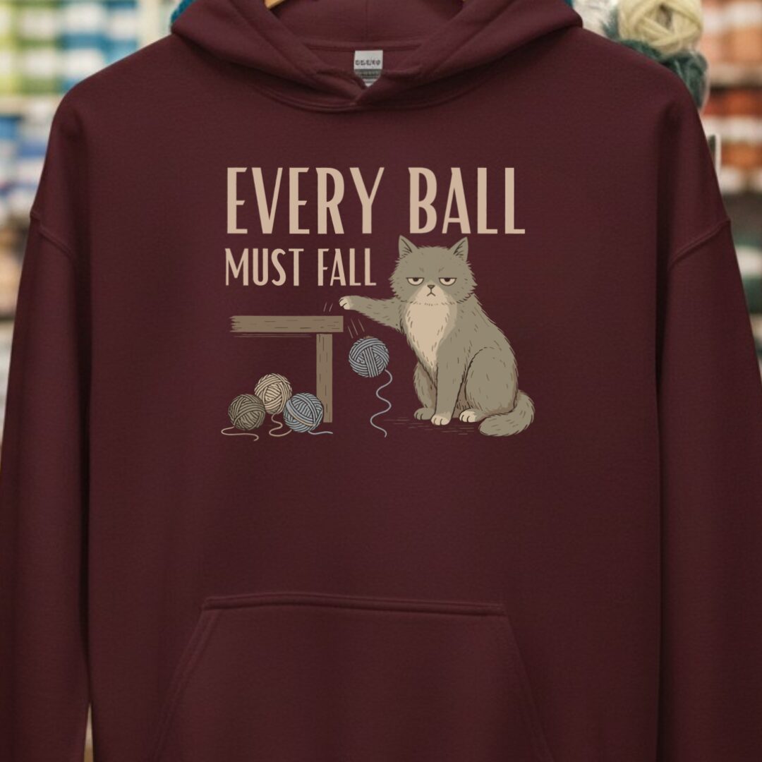Every Ball Maroon Hoodie.jpg