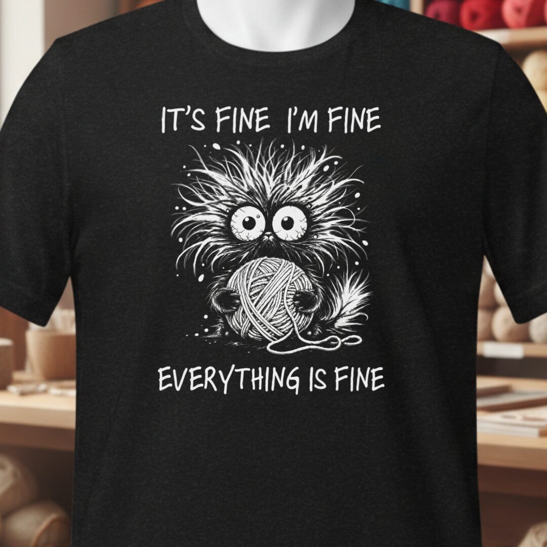 Everything Is Fine T-Shirt Black t-shirt