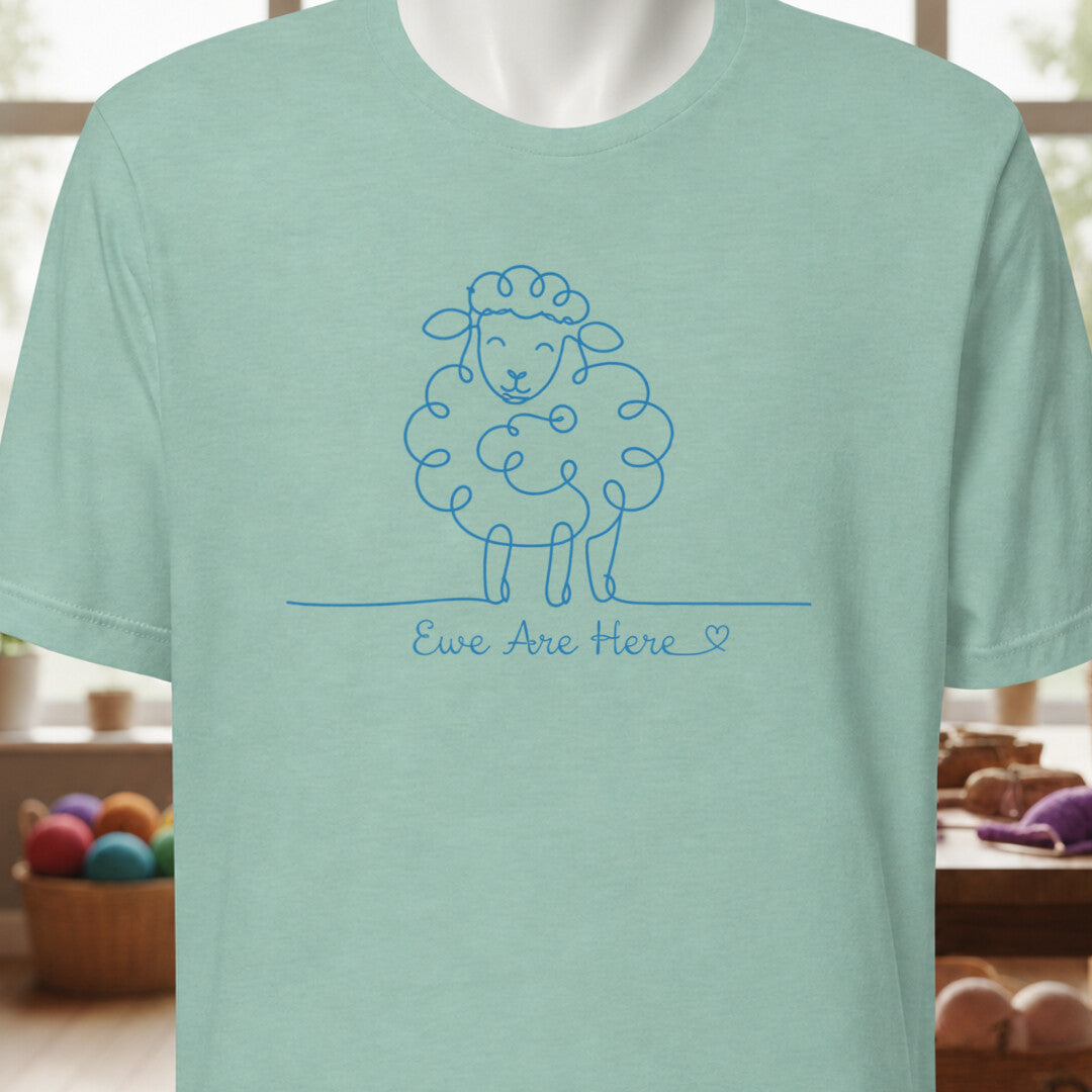 Ewe Are Here Sea Breeze T-Shirt.jpg