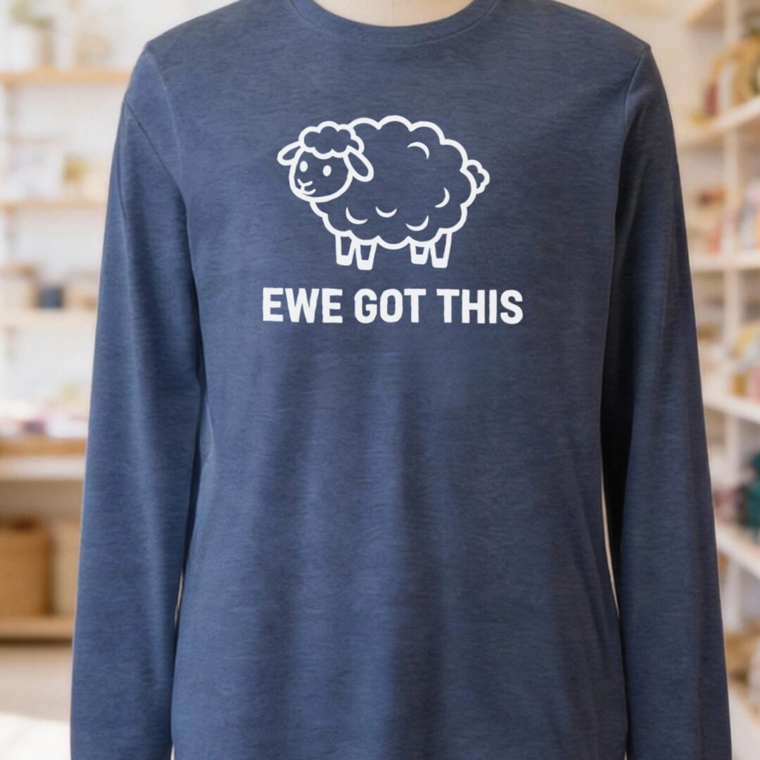 Ewe Got This Long Sleeve Tee Navy t-shirt