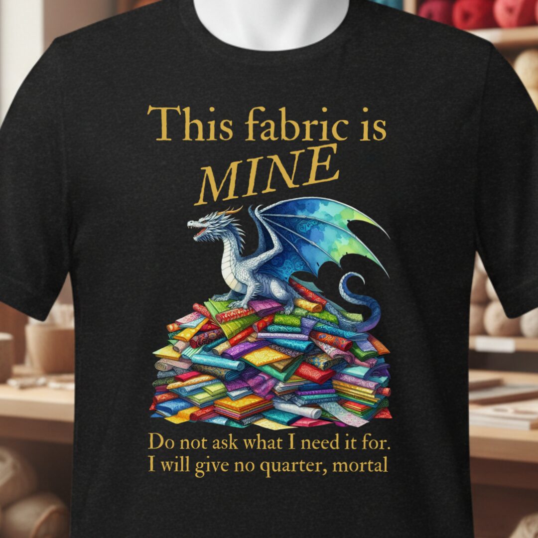 Fabric Dragon Hoarder T-Shirt Black t-shirt