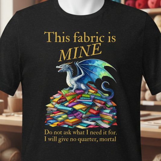 Fabric Dragon Hoarder T-Shirt Black t-shirt