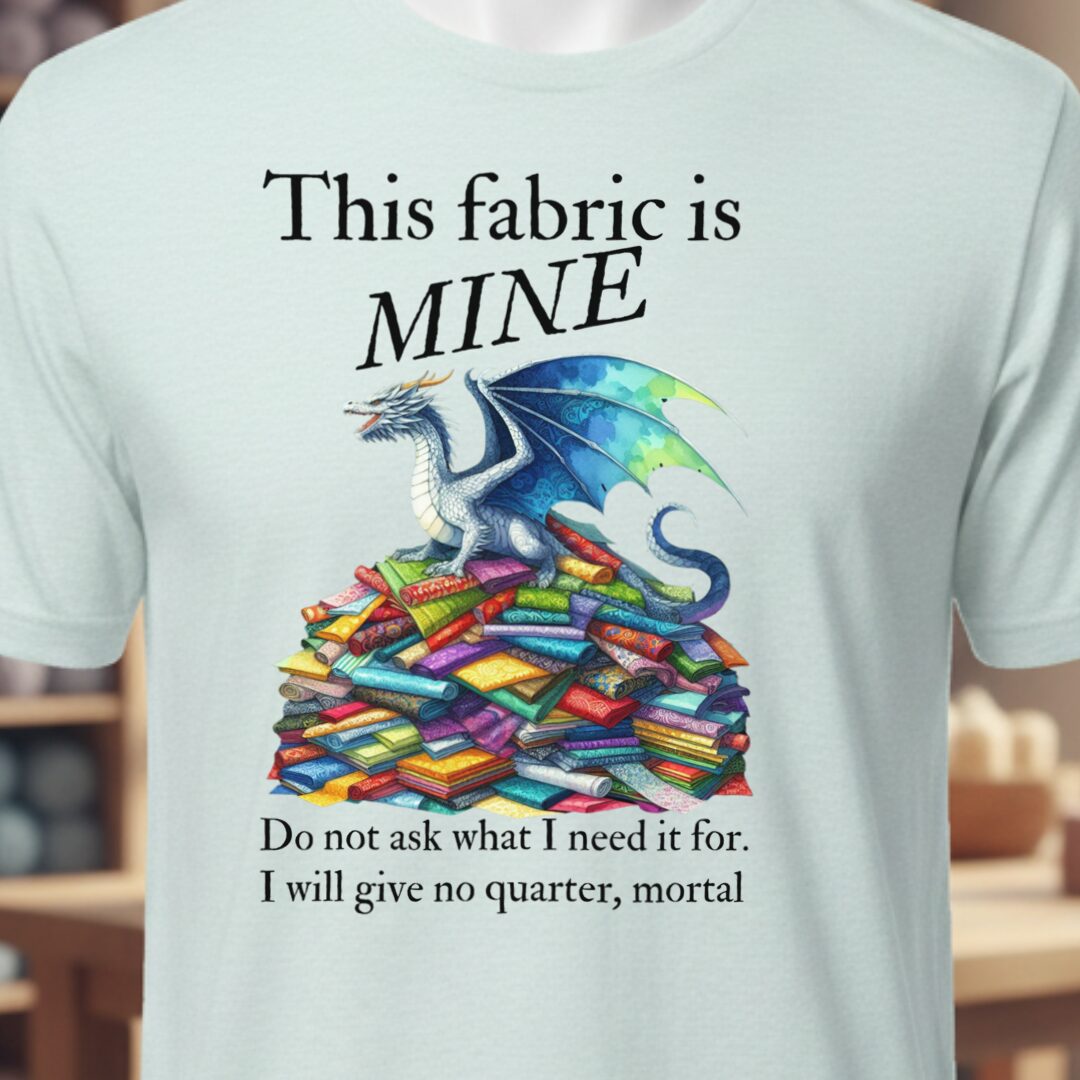 Fabric Dragon Hoarder T-Shirt Ice Blue t-shirt