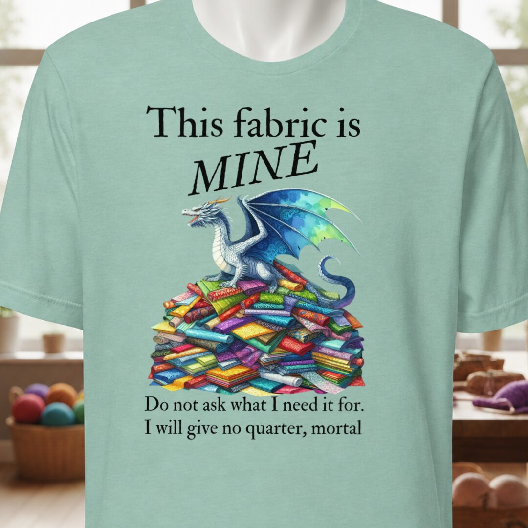 Fabric Dragon Hoarder T-Shirt Sea Breeze t-shirt