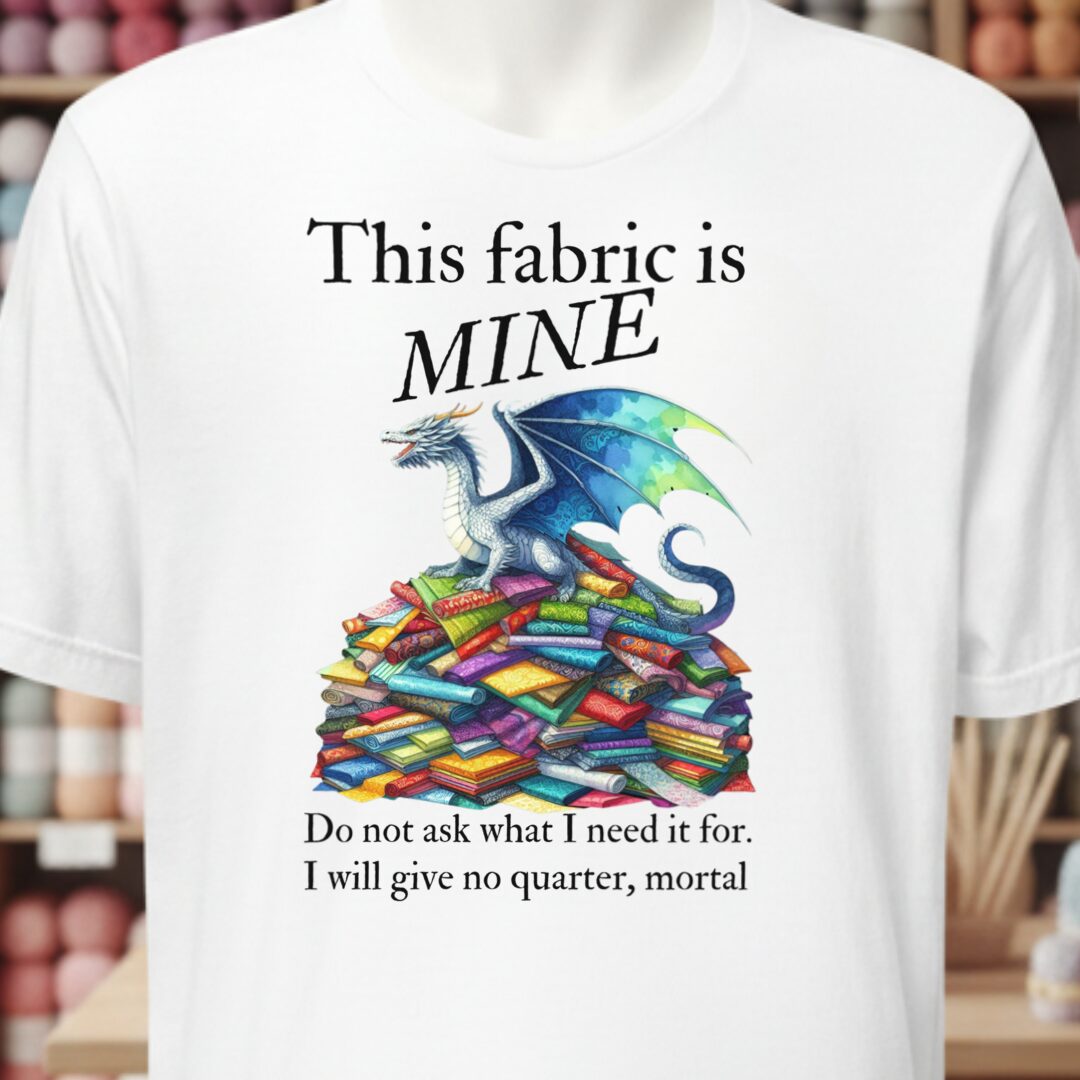Fabric Dragon Hoarder T-Shirt White t-shirt
