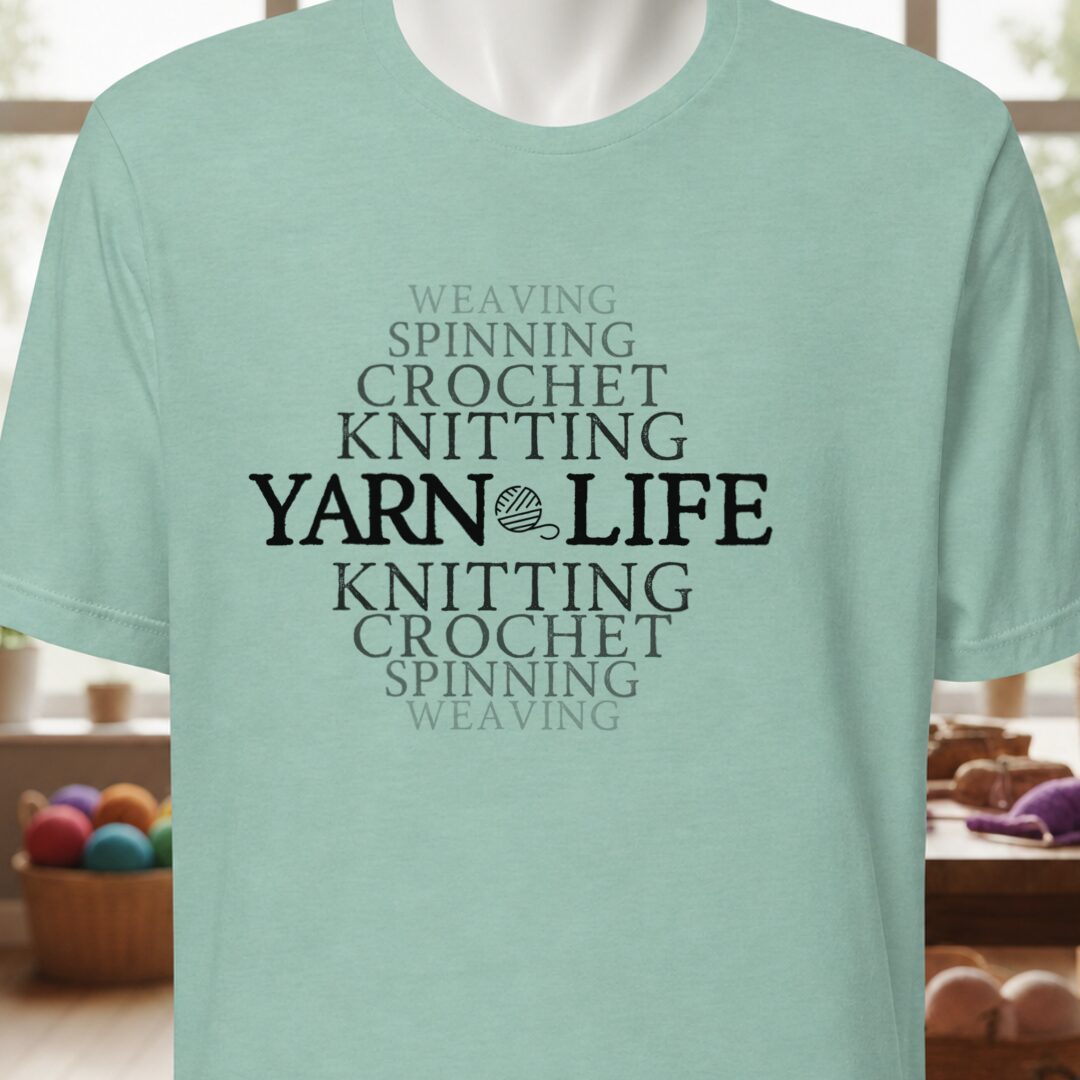 Fading Yarn Life T-Shirt Sea Breeze t-shirt