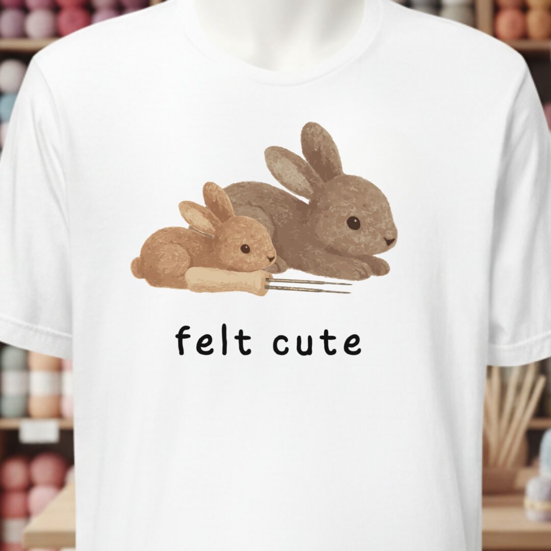 Felt Cute T-Shirt White t-shirt