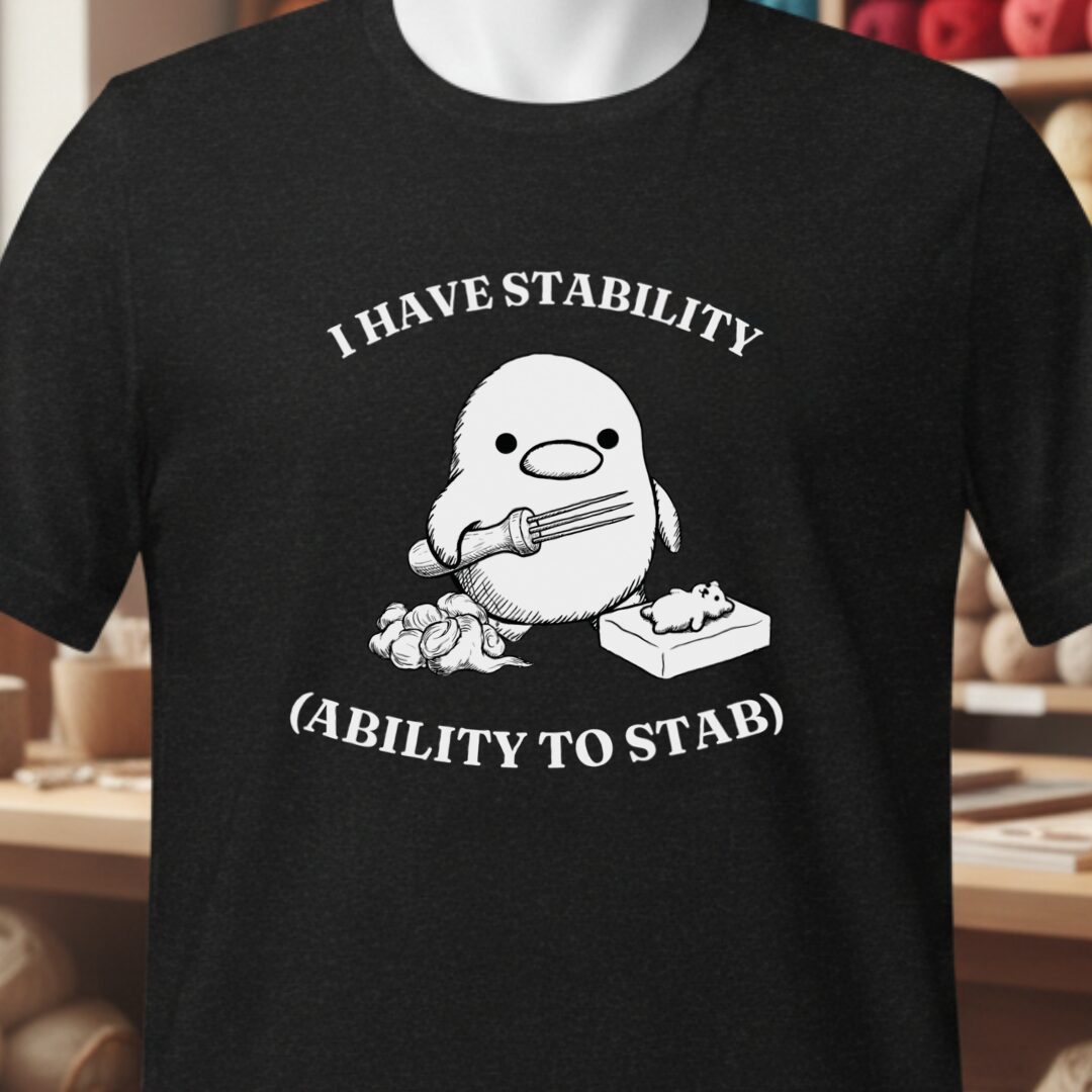 Felting Stability T-Shirt Black t-shirt