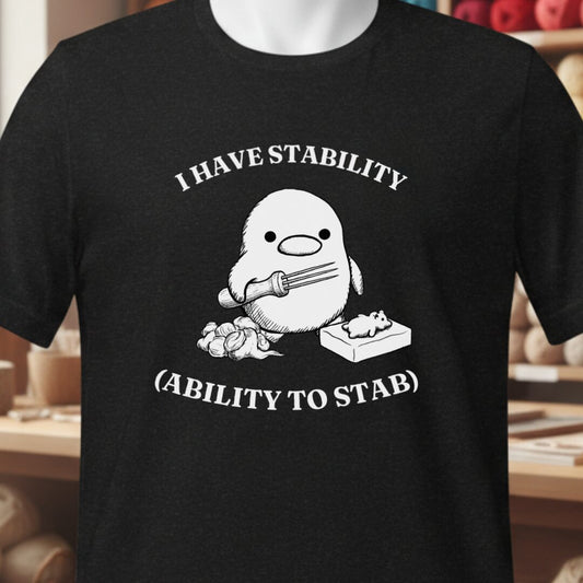 Felting Stability T-Shirt Black t-shirt