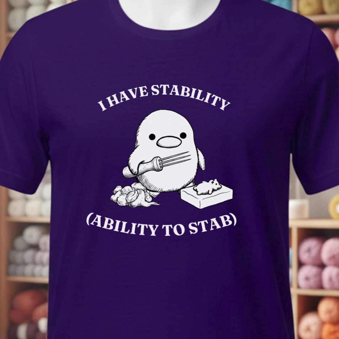 Felting Stability T-Shirt Purple t-shirt