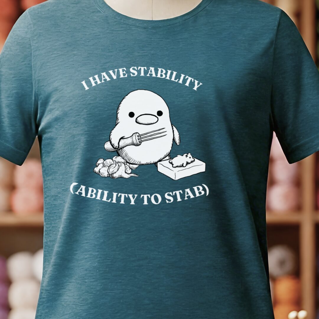 Felting Stability T-Shirt Teal Blue t-shirt