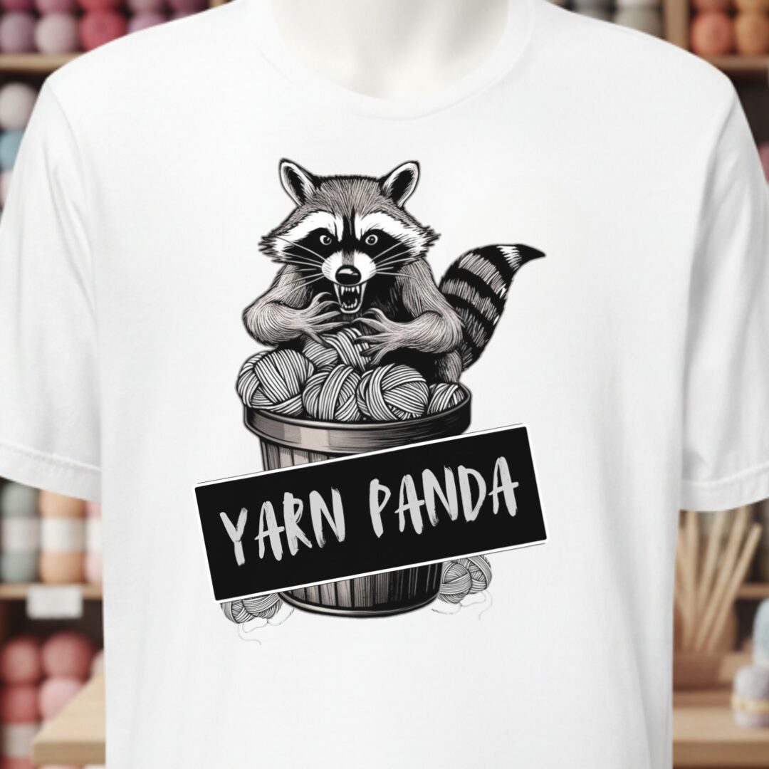 Feral Yarn Panda T-Shirt White t-shirt