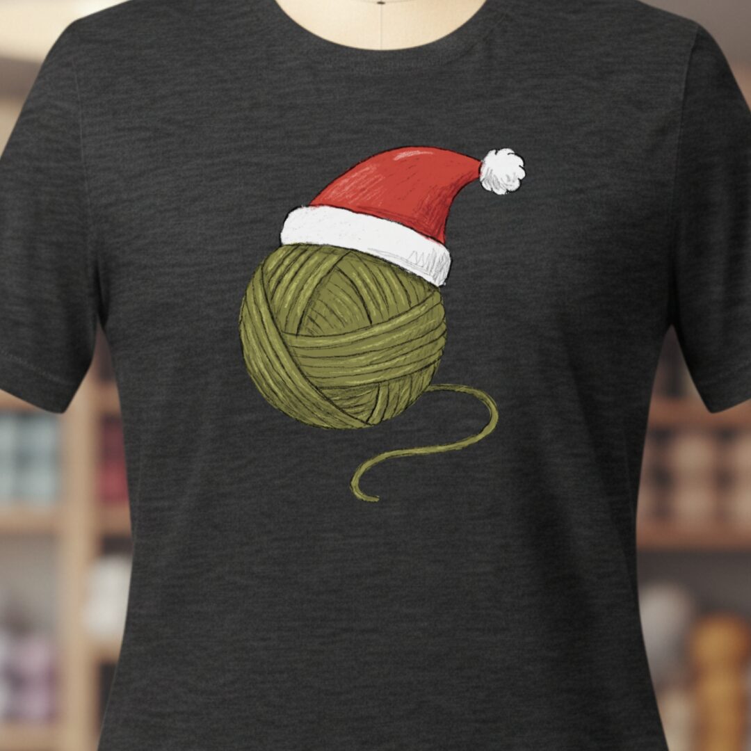 Festive Yarn T-Shirt Dark Grey t-shirt