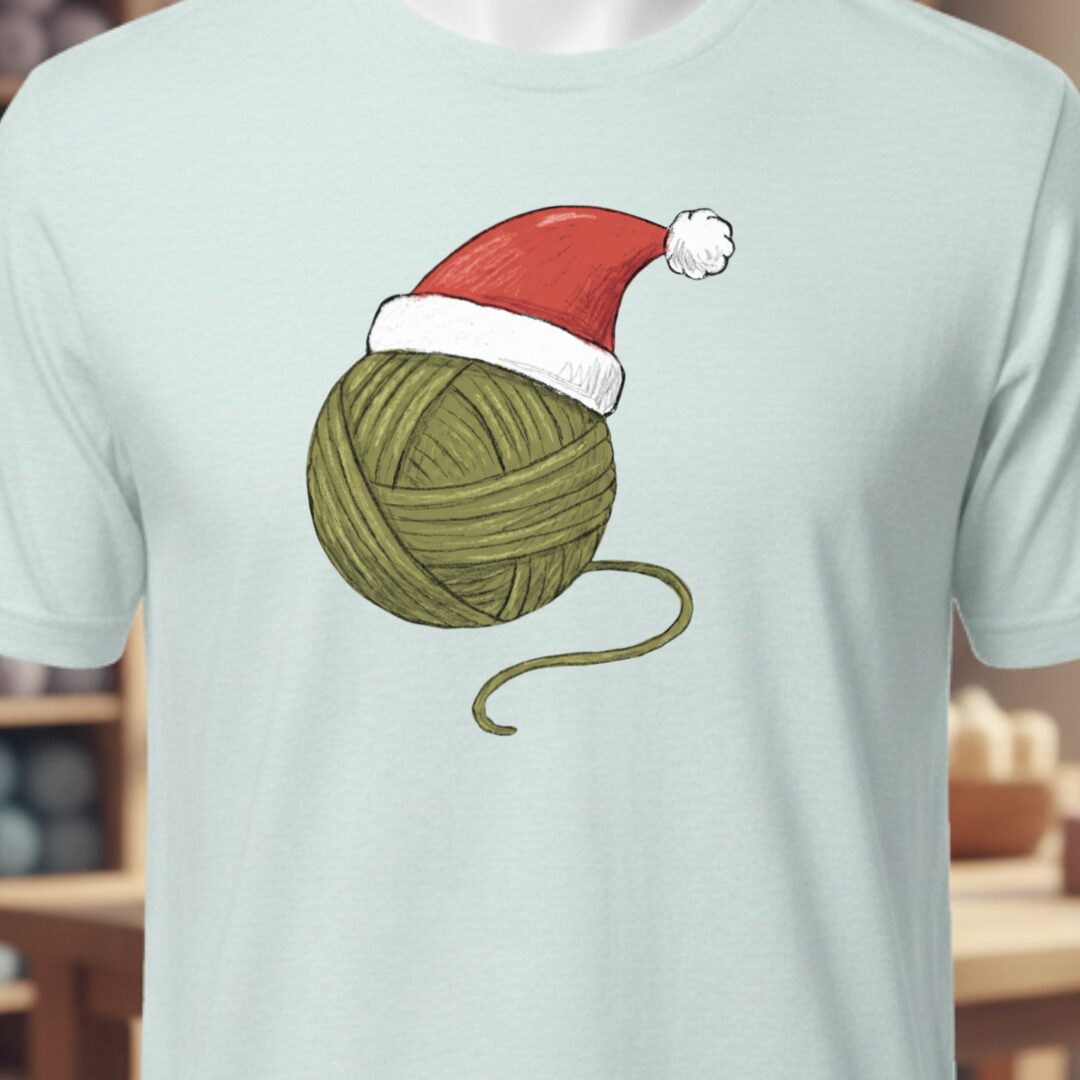 Festive Yarn T-Shirt Ice Blue t-shirt
