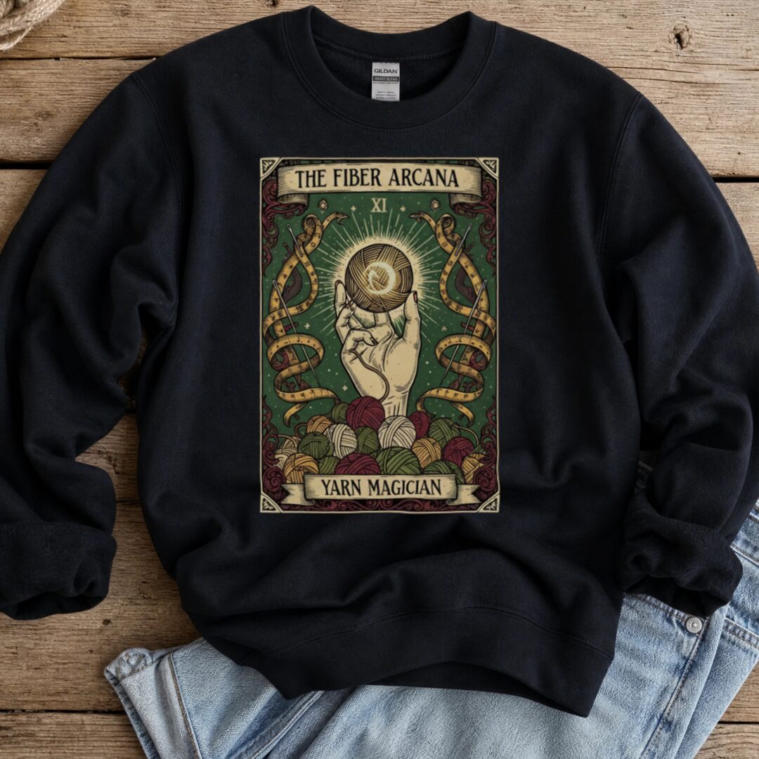 Fiber Arcana Sweatshirt Black t-shirt