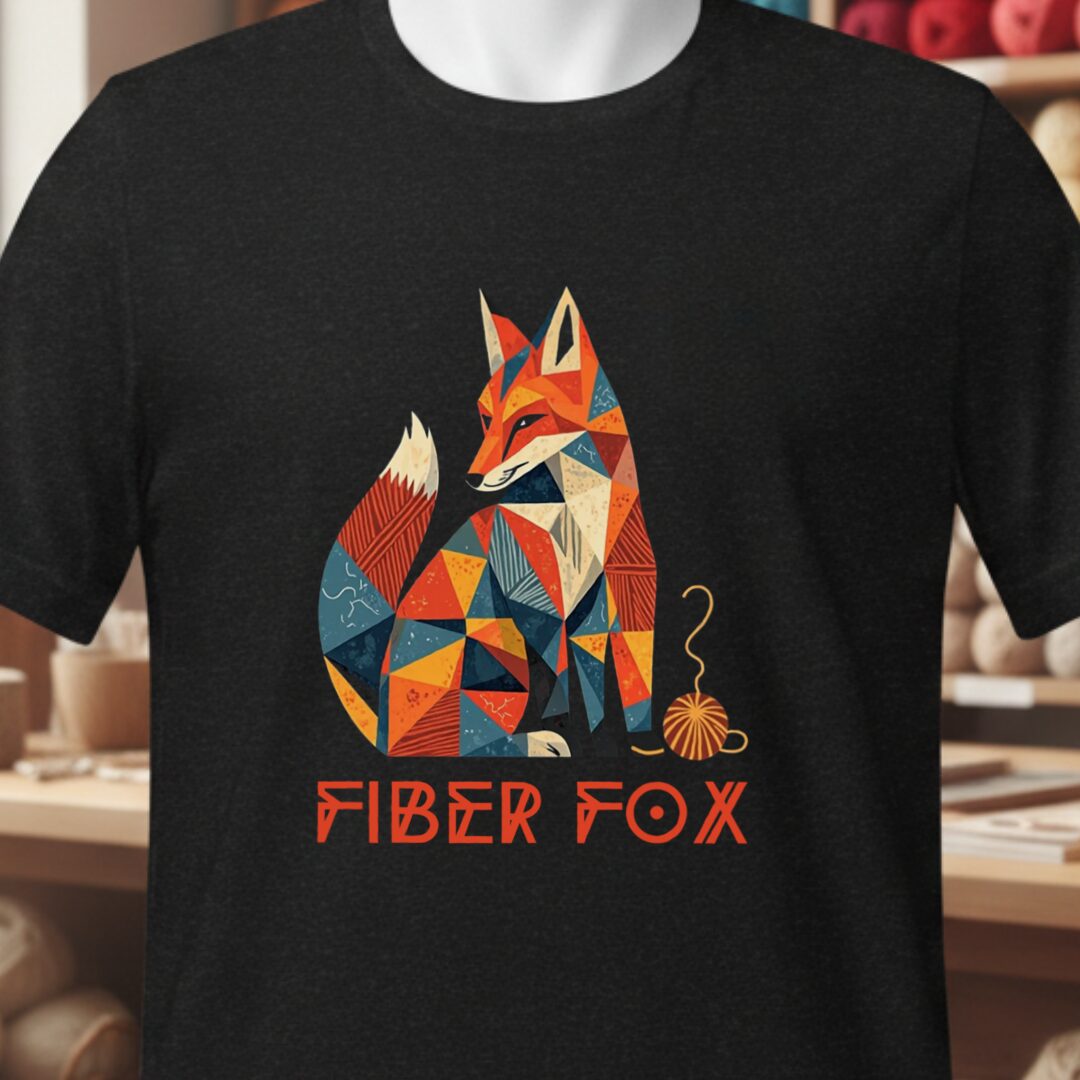 Fiber Fox T-Shirt Black t-shirt