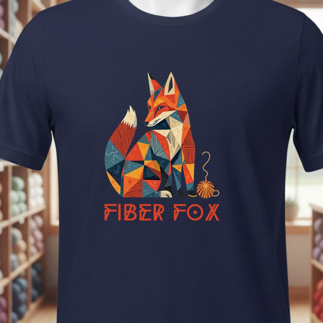 Fiber Fox T-Shirt Navy t-shirt