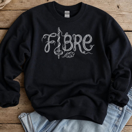 Fibre Text Black Sweatshirt.jpg