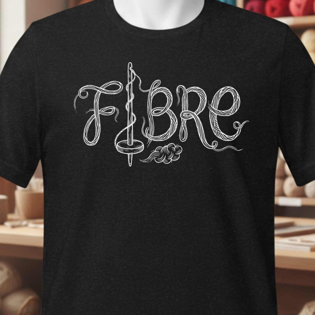 Fibre Text T-Shirt Black t-shirt