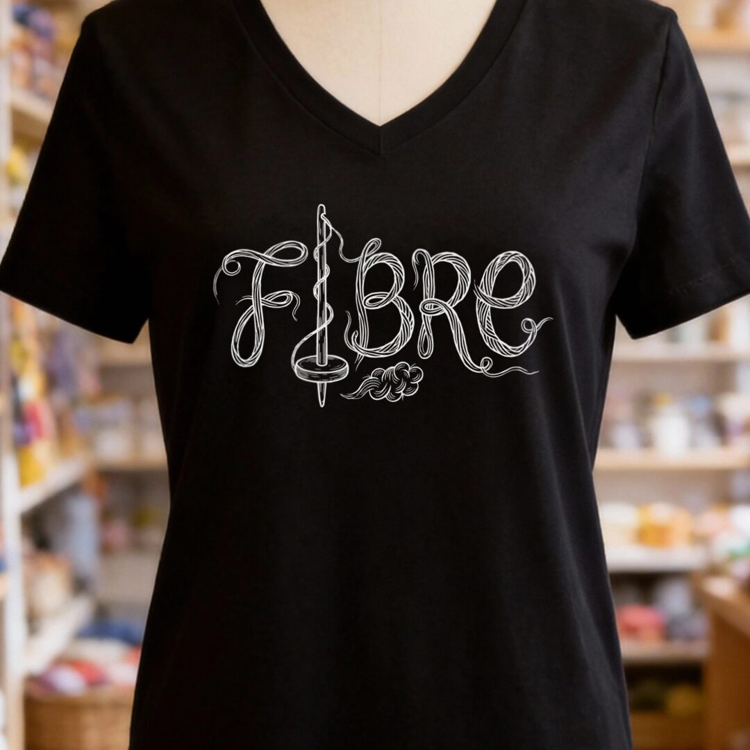 Fibre Text Black V Neck.jpg