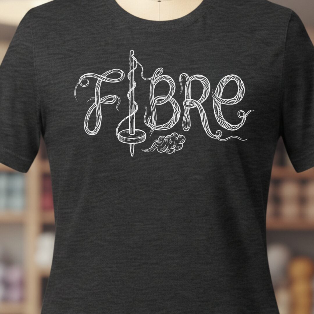 Fibre Text T-Shirt Dark Grey t-shirt