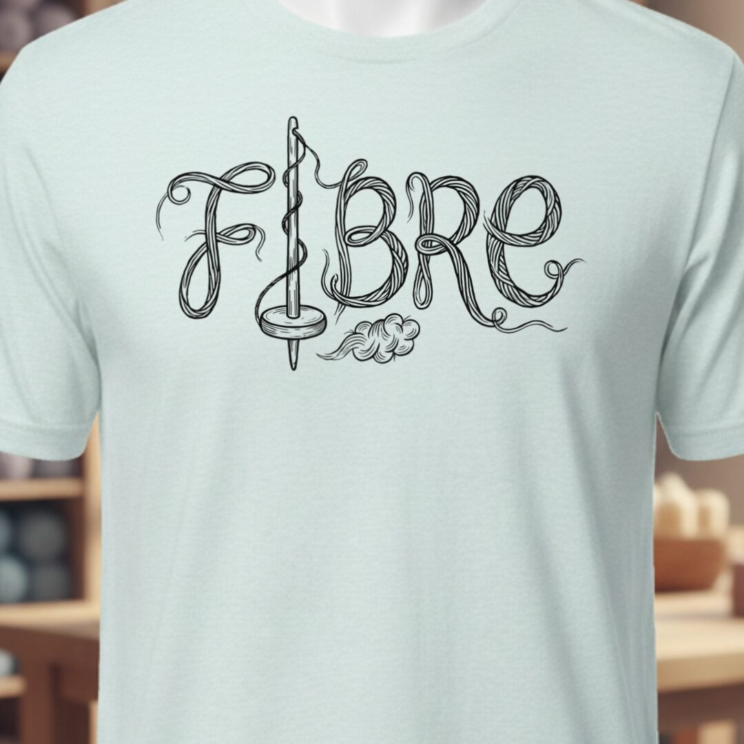 Fibre Text T-Shirt Ice Blue t-shirt
