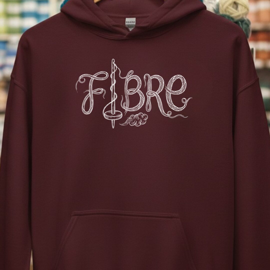 Fibre Text Maroon Hoodie.jpg