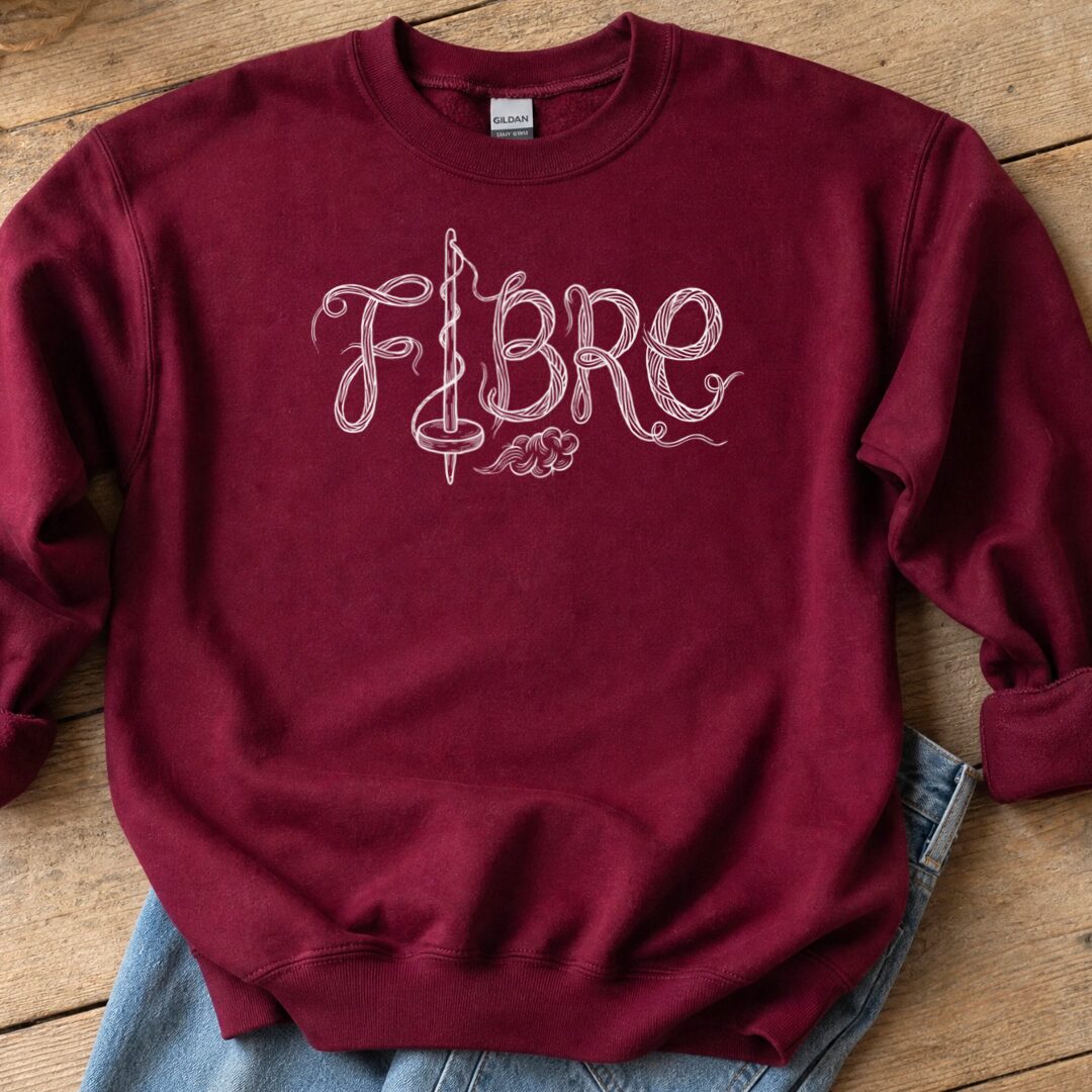 Fibre Text Maroon Sweatshirt.jpg