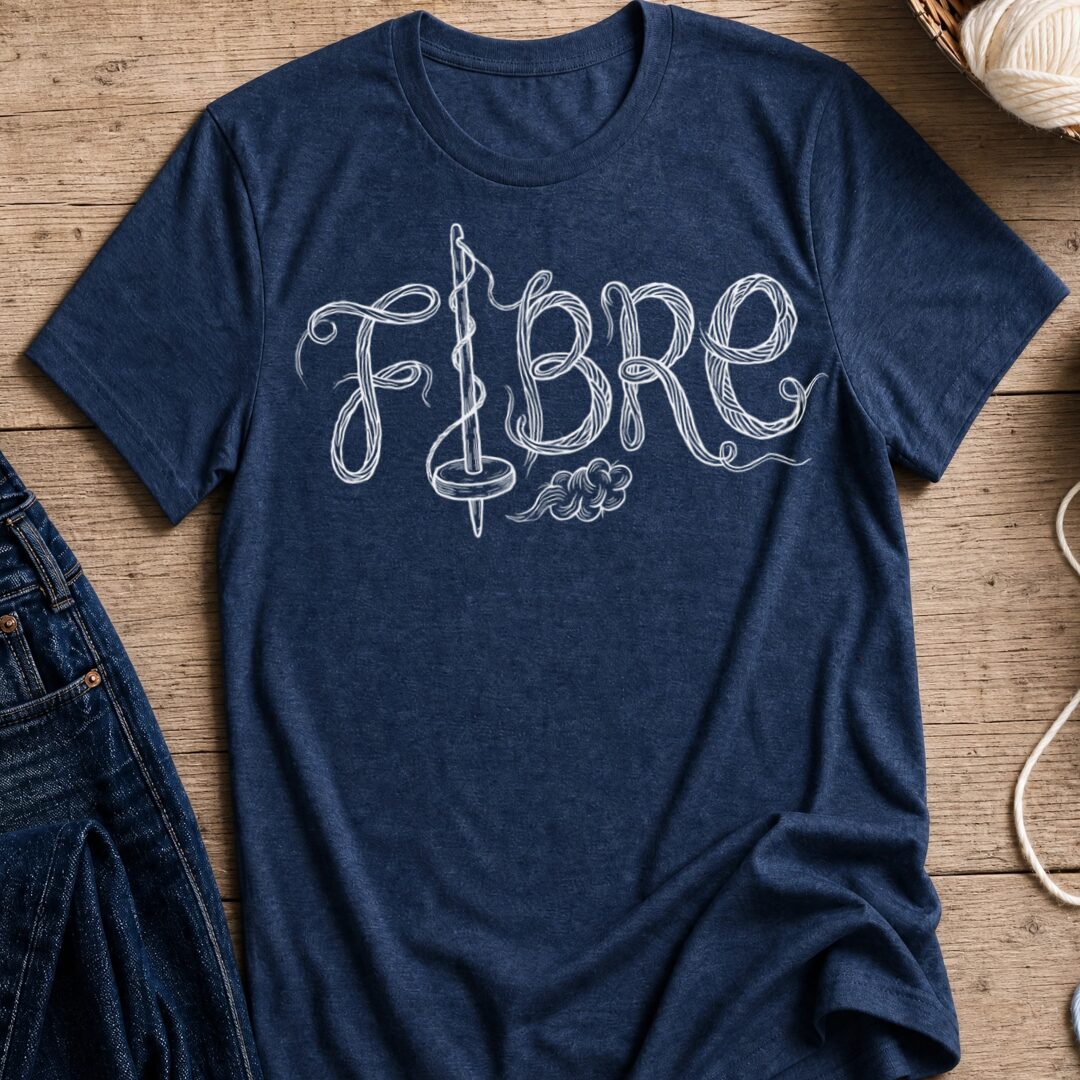 Fibre Text Navy T-Shirt.jpg