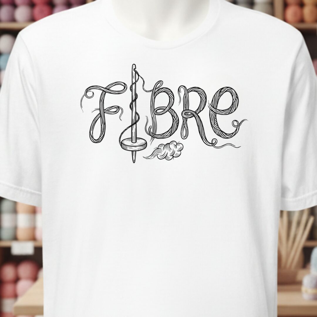 Fibre Text T-Shirt White t-shirt