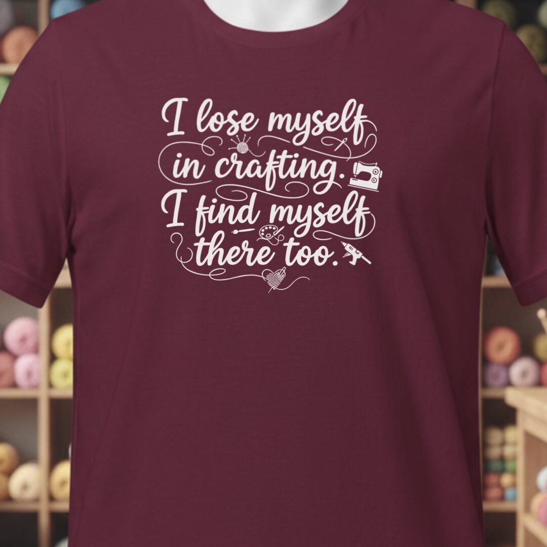 Find Myself T-Shirt Maroon t-shirt