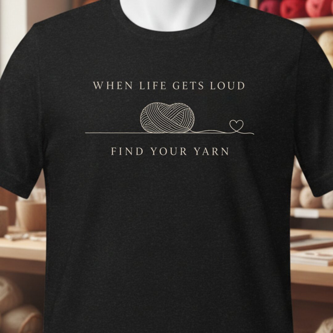 Find Your Yarn Black T-Shirt.jpg