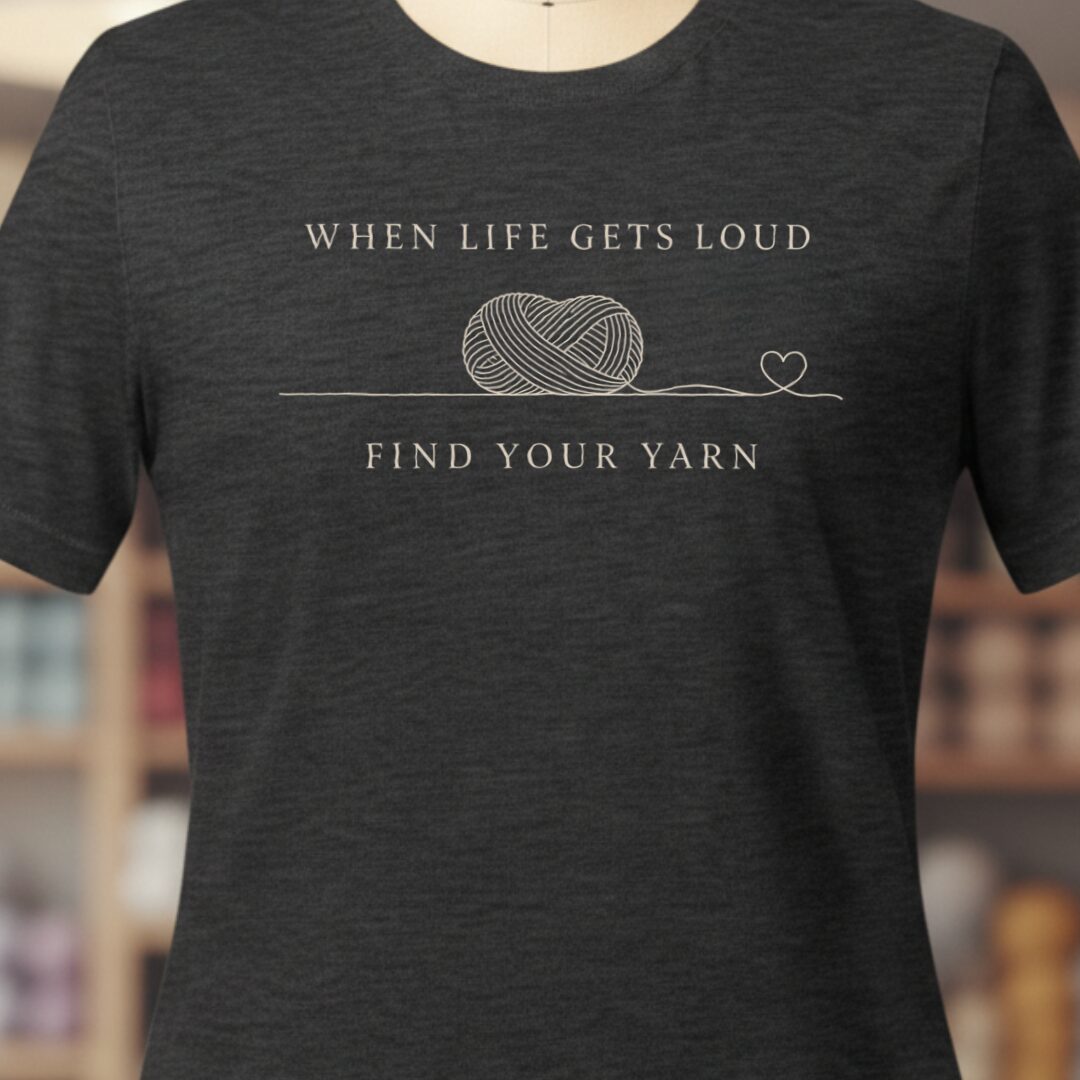 Find Your Yarn Dark Grey T-Shirt.jpg