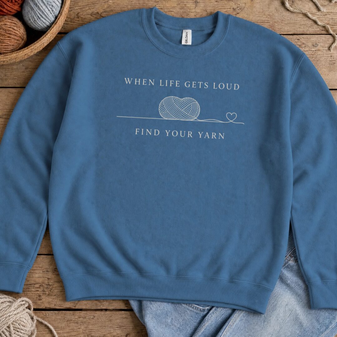 Find Your Yarn Indigo Blue Sweatshirt.jpg