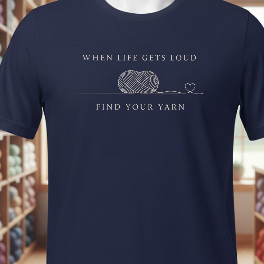 Find Your Yarn Navy T-Shirt.jpg