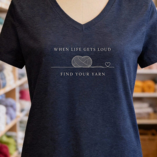 Find Your Yarn Navy V Neck.jpg