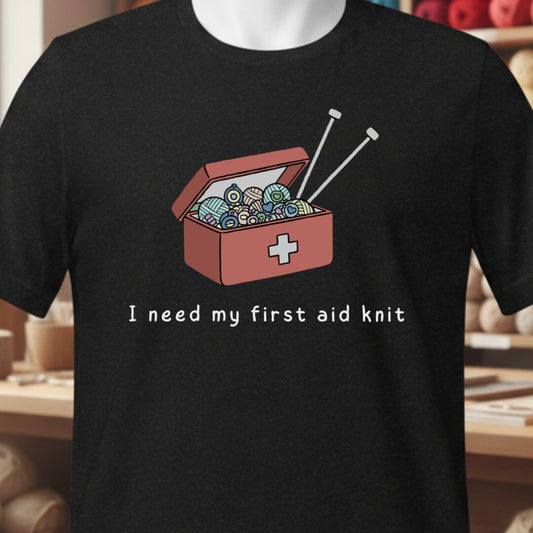 First Aid Knit T-Shirt Black t-shirt