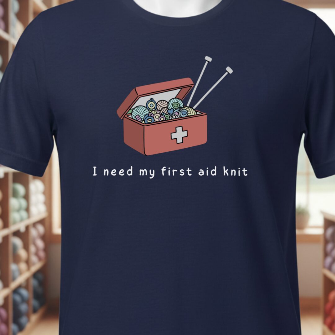 First Aid Knit T-Shirt Navy t-shirt