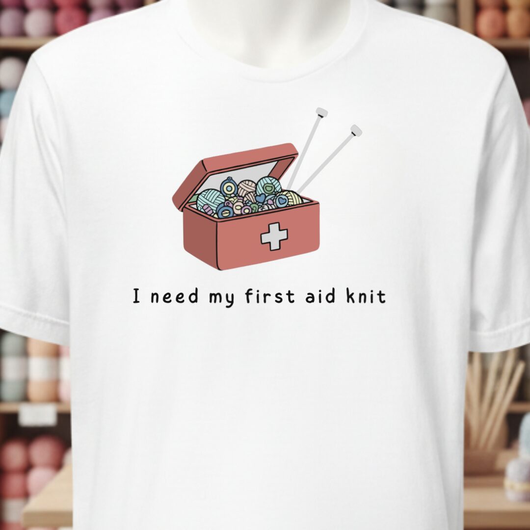 First Aid Knit T-Shirt White t-shirt
