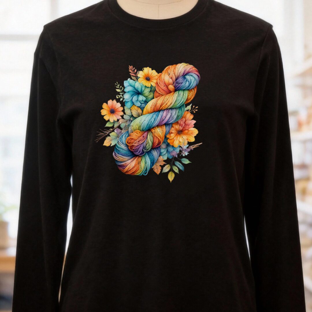Floral Skein Long Sleeve Tee