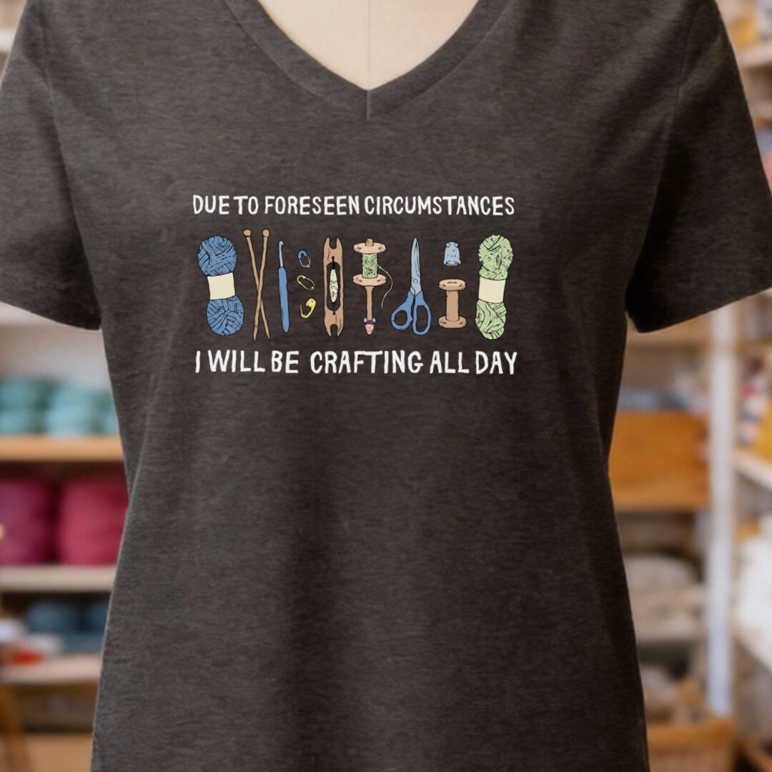 Foreseen V-Neck T-Shirt Dark Grey t-shirt