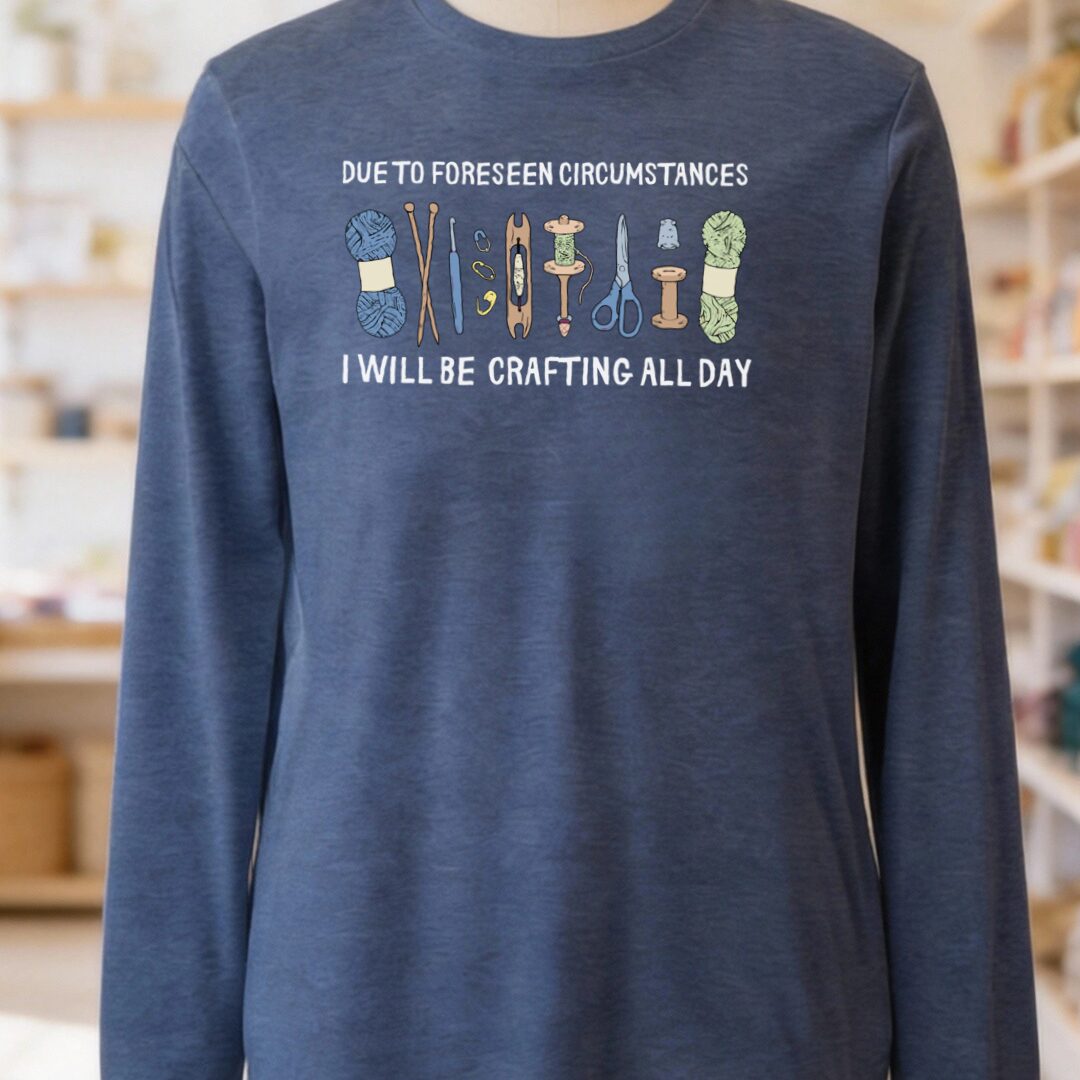Foreseen Long Sleeve Tee Navy t-shirt